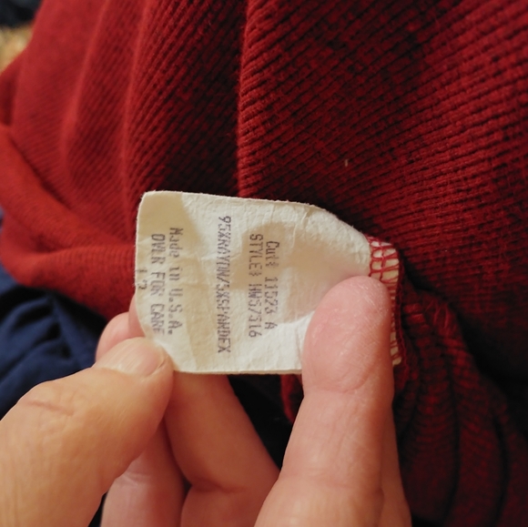 Vintage Red Top Long Sleeve Howard Wolf Shirt - Picture 6 of 8